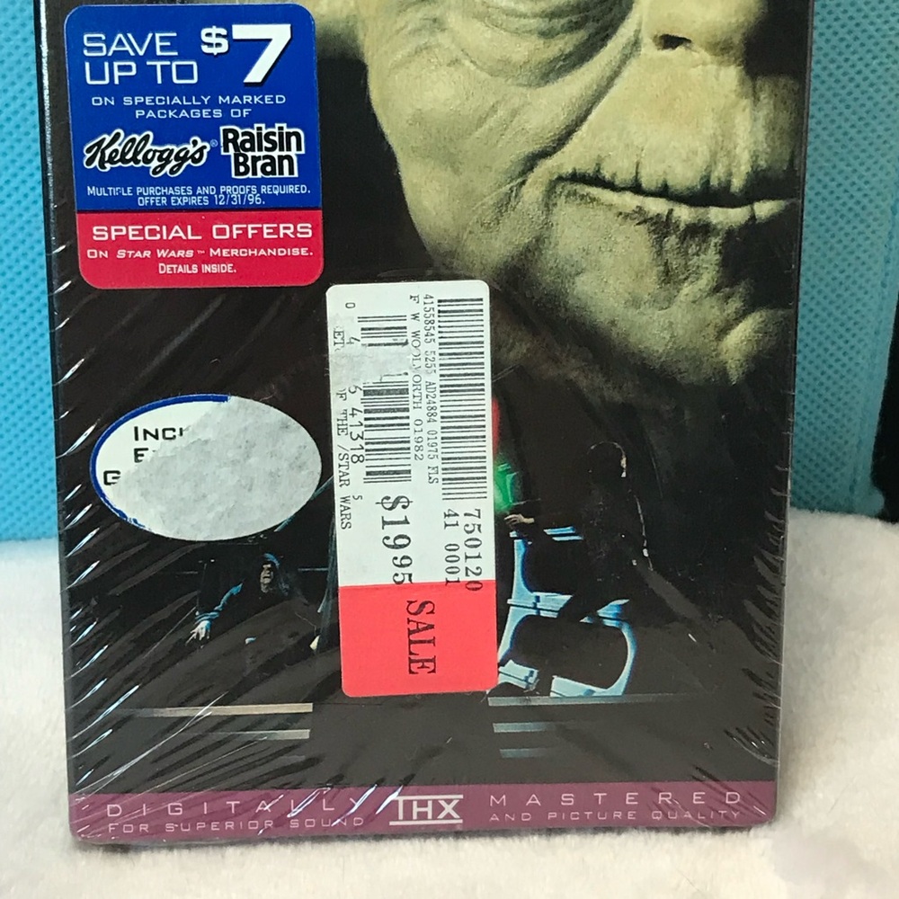 Collectible Star Wars Return of the Jedi (VHS, 1995) Original Trilogy New Sealed - Picture 3 of 13